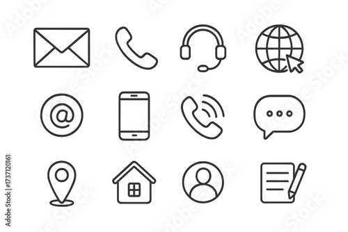 Traffic cone simple icon collection with editable stroke for infographics, articles, books, flyers, banners, vector cartoon illustration with transparent background, safety and construction symbols