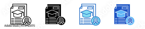 Patent  Icon Set Multiple Style Collection