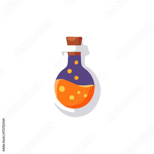 Magic Potion Bottle Illustration