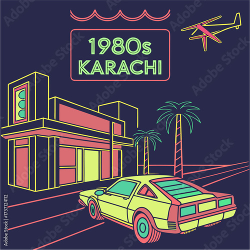 retro car vector