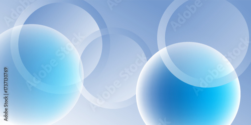 abstract background minimalist banner soft blue gradient. Vector EPS 10