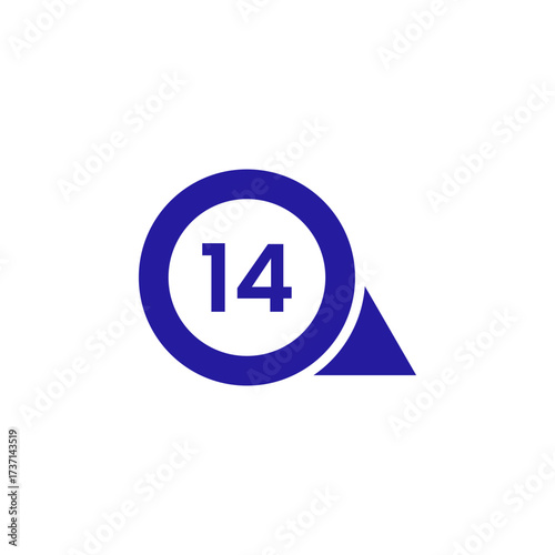 Number icon vector illustration. Infographic number icon vector. number icon vector