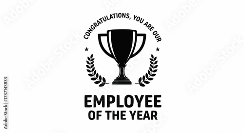 Celebrating outstanding achievements and recognizing exceptional performance in the workplace with the Employee of the Year award a symbol of dedication hard work and commitment to excellence