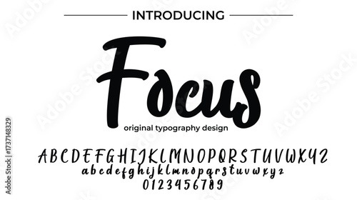 Focus - Elegant Script Font for Smooth Handwritten Design and Creative Typography