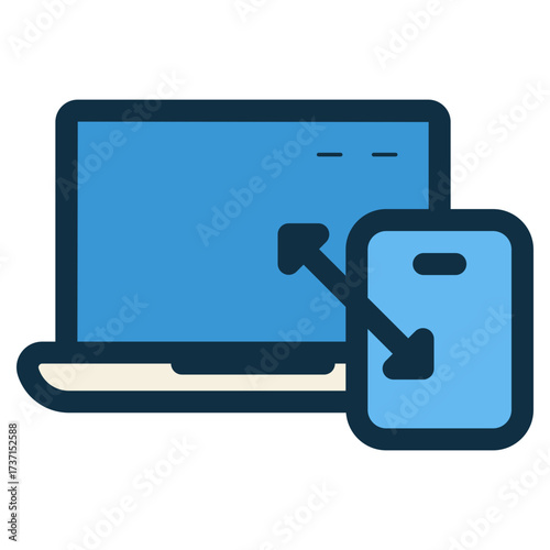 device responsive icon
