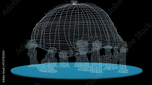 Wireframe Island