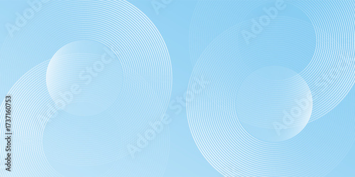 Abstract minimalist banner background, pastel colorful, blue and white gradations. Layout good illustrations modern simple art