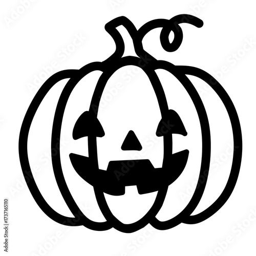 Hallowen line art collection (pumpkin)