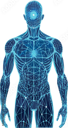 Futuristic Cybernetic Human Body Model and Robotics Technology