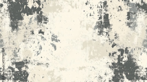 Wallpaper Mural Abstract textured pattern of light beige, gray, and dark gray.  Splashes and brushstrokes create a distressed, mottled effect Torontodigital.ca
