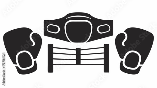 Gear up for victory with this powerful boxing equipment design, a symbol of strength, determination, and the sweet taste of success, perfect for sports brands