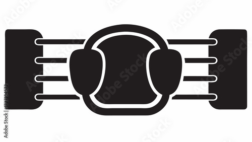 Immersive listening concept art depicts headphones as a boxing ring, symbolizing audio battles and sonic showdowns, great for music promotion