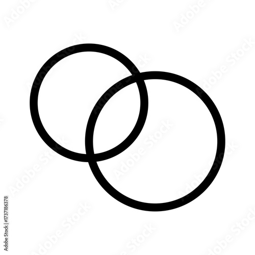 Common Fate Line Icon of Gestalt Principles Icon Set