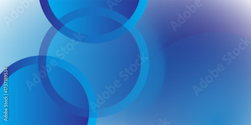 Gradient blue abstract background with a soft curve and smooth lighting.