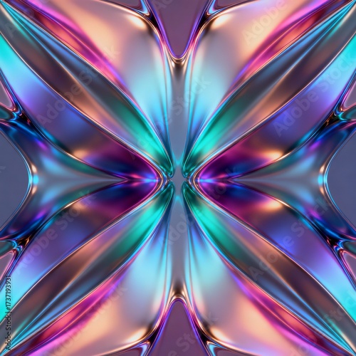 abstract fractal background with colorful lines