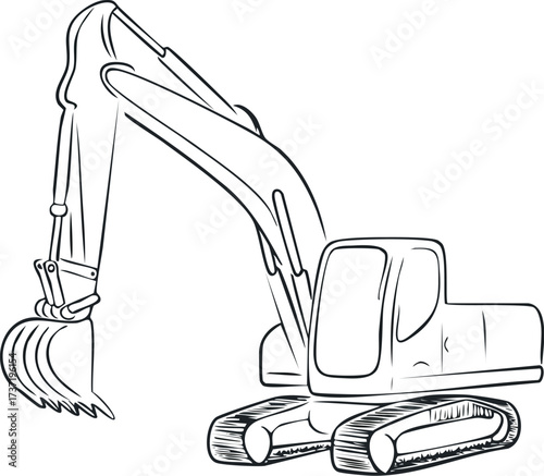 Versatile Hand Tool Detailed Line Art Illustration of Pliers for Electrical, Mechanical, and General Repair Tasks, Perfect for DIY Projects and Professional Use