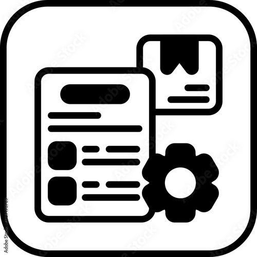 Inventory Management Vector Icon