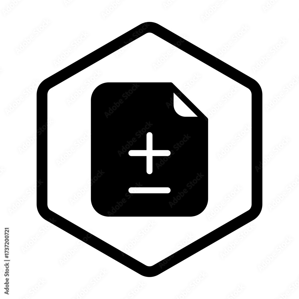 Obraz premium File Diff Vector Icon