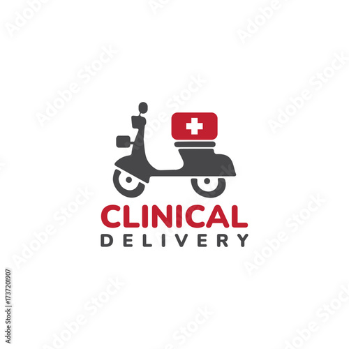 Clinical Delivery Logo Vector Simple