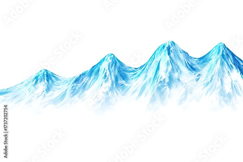 blue winter background