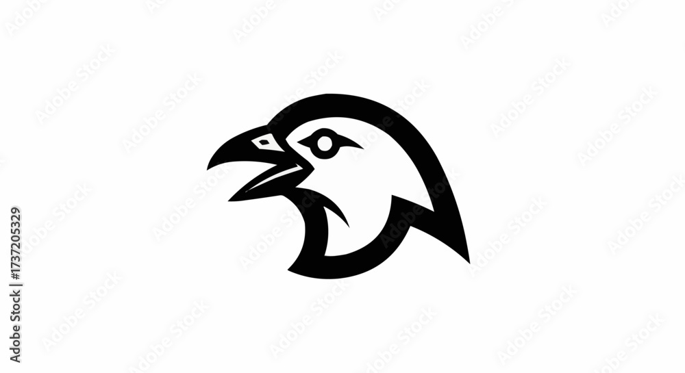 Naklejka premium vector illustration of cartoon shark