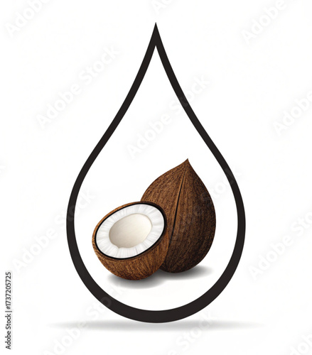 coconut with almonds