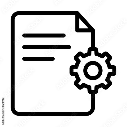 Support Documentation Line Icon of Customer Support Tickets Icon Set