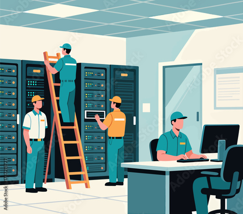 Team Collaboration in Data Center