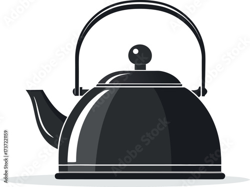 teapot on a white background