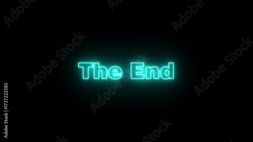 animated text for purposes in everyday life, bright neon in various colors