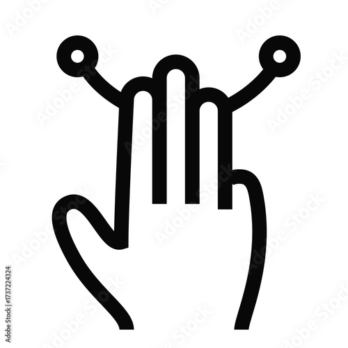 Hand gesture icon