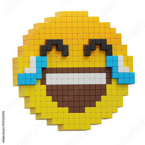 Laugh Emoji 3D Icon