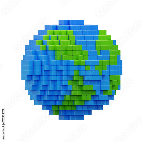 Globe Emoji 3D Icon