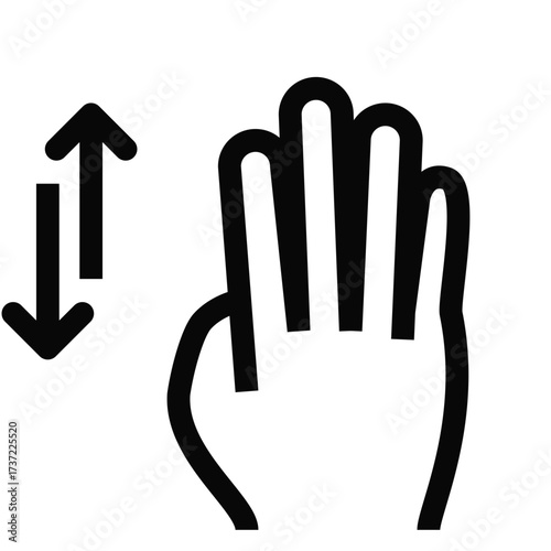 Pinch Gesture Up Down