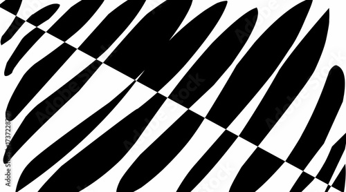 Abstract Artistic Brush Strokes Black Paint Texture Background	