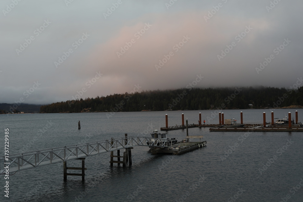 Fototapeta premium morning on the lake