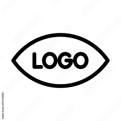 Visual Symbol Line Icon of Brand Identity Systems Icon Set