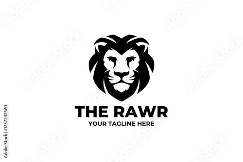 Lion Monochrome Business Logo