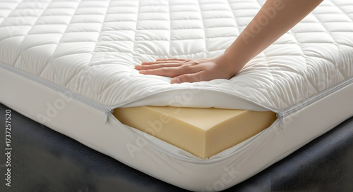 Experience Unmatched Comfort and Support with Our Premium Memory Foam Mattress Topper A Sleep Revolution for Restful Nights Luxurious Bedding Upgrade 180chars