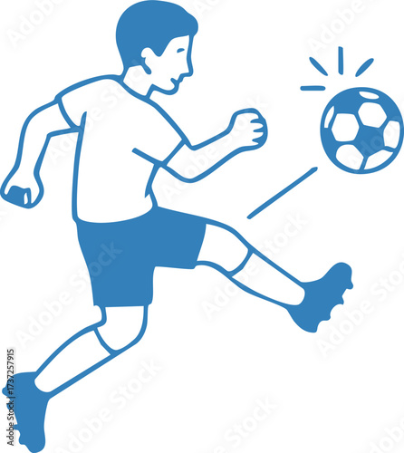 Soccer Football Character Illustration