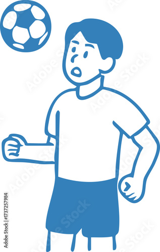 Soccer Football Character Illustration