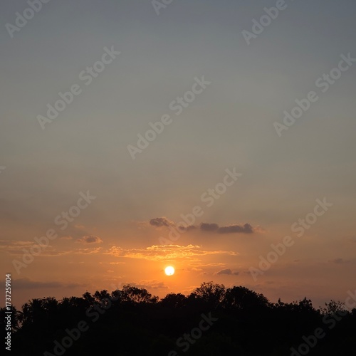 Sunset in my town
