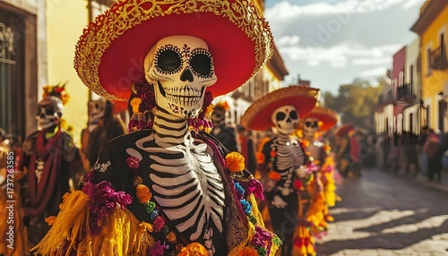 Dia de los Muertos parade.