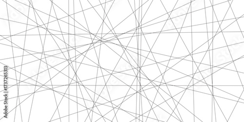 Abstract black lines with white background. Creative and geometric shape with luxury pattern and paper texture design. abstract background with stripes for website design Technology background.	