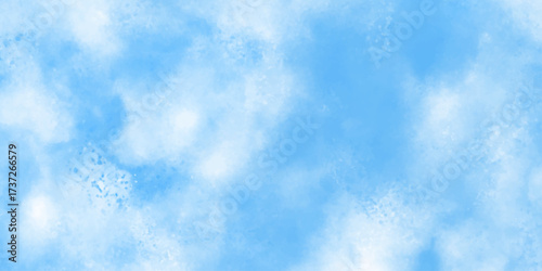 blue sky with Textured cloud, Abstract blue isolated on white background. Inspiring Views of Fluffy Clouds Blue Sky Background. Bright and enjoy with the sky refreshing Clearing day and Good weather.	