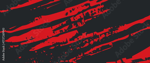 Background, contrast red and black color abstract template for business design. Technology style. You can use it for advertising, sports posters, templates, business presentations. Vector illustration