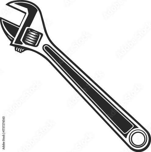 wrench vector illustration