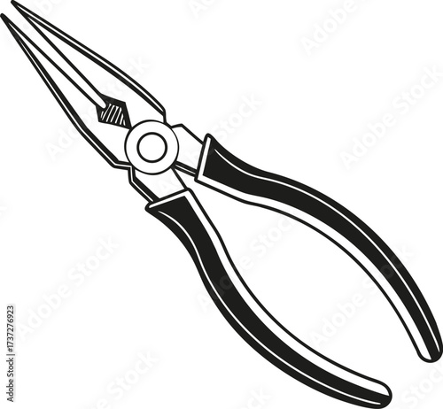 pliers isolated on white