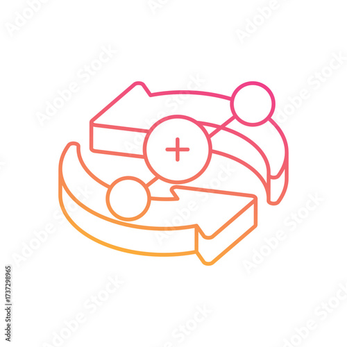Reinforcement Learning   Gradient Outline Icon