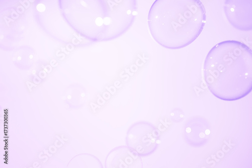 Wallpaper Mural Beautiful Clear Purple Soap Bubbles Floating in The Air. Celebration Festive Backdrop. Freshness Soap Suds Bubbles Water. Purple and White Gradient Textured.	
 Torontodigital.ca